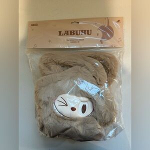 POPMART LABUBU - Brown Plush Flower Bag